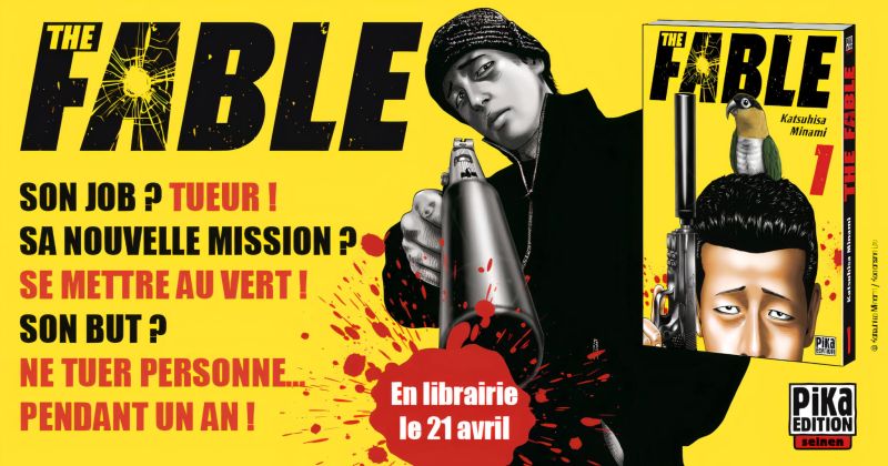 Le Manga THE FABLE, annoncé en France par Pika