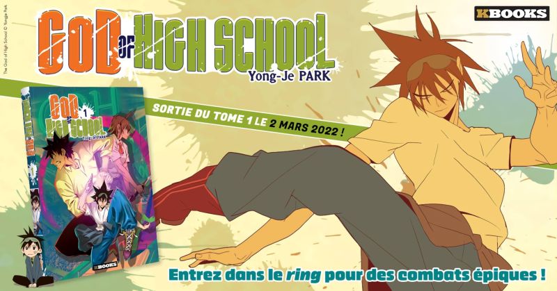 Annonce de la date de sortie du manga God of High School en France