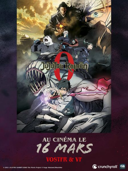 Annonce de la date de sortie du film Jujutsu Kaisen 0 en France