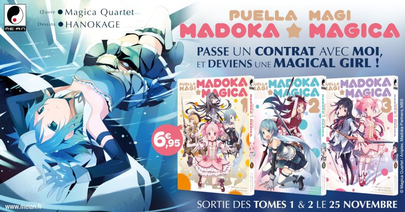 Puella Magi Madoka Magic Revenue en France chez Meian