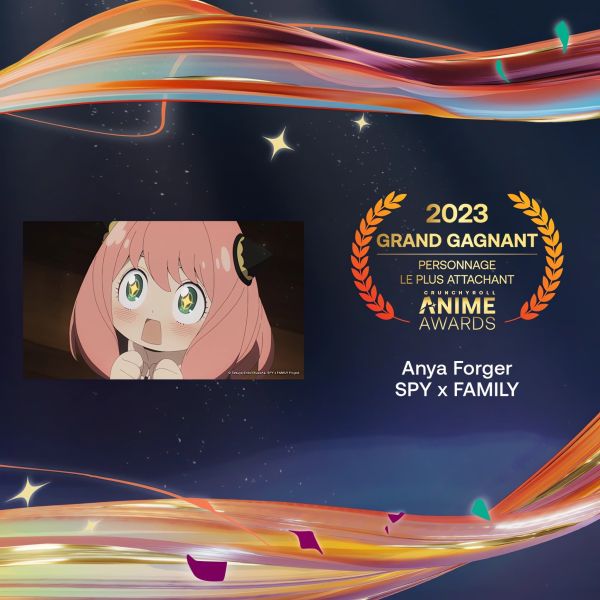 Prix du personnage le plus attachant pour les Crunchyroll Anime Awards 2023