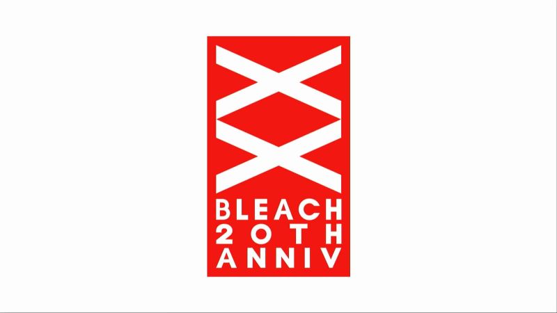 Logo officiel du projet des 20ans de Bleach par Tite Kubo