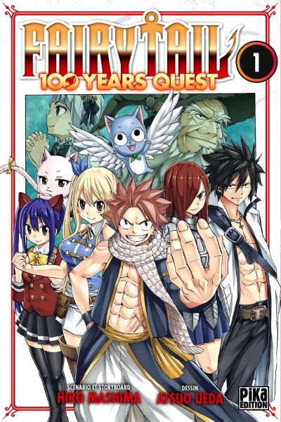 Tome 1 du manga Fairy Tail : 100 ans de quête