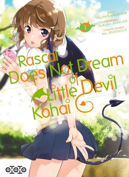 Tome 1 du manga Rascal ne rêve pas de Little Devil Kohai